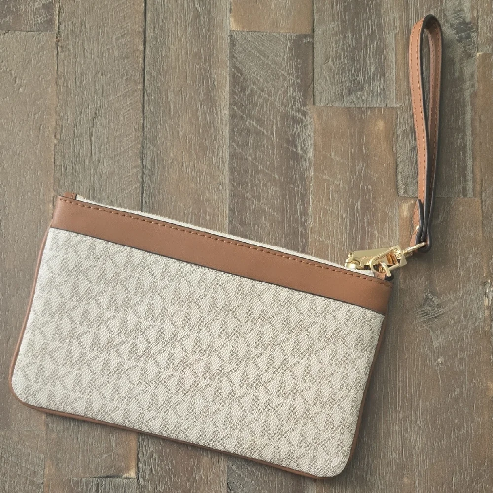 Michael Kors Beige Wristlet - Picture 2 of 3